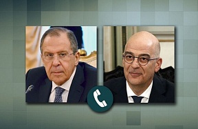 О телефонном разговоре Министра иностранных дел Российской Федерации С.В.Лаврова с Министром иностранных дел Греческой Республики Н.Дендиасом