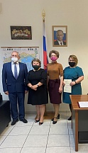 О встрече Генерального консула Российской Федерации  в г. Салоники В.Д.Майстренко с руководством организации российских соотечественников г. Салоники «Корни»